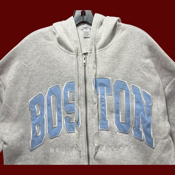 Rue 21 - Men's Long Sleeve Hooded Sweatshirt - Gray - Small - Picture 11 of 14